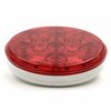Truck-Lite Signal-Stat, Led, Red, Round, 10 Diode, Stop/Turn/Tail, Pl-3, 12V 4058